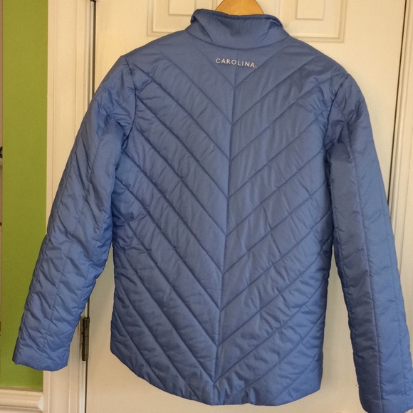 Nike UNC puffer jacket zip front Carolina blue - Picture 5 of 8